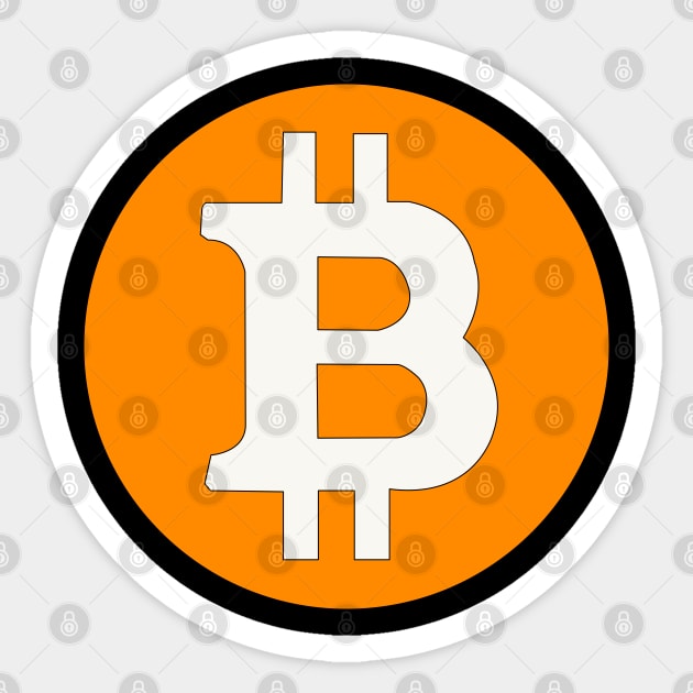 BITCOIN SYMBOL Sticker by jcnenm